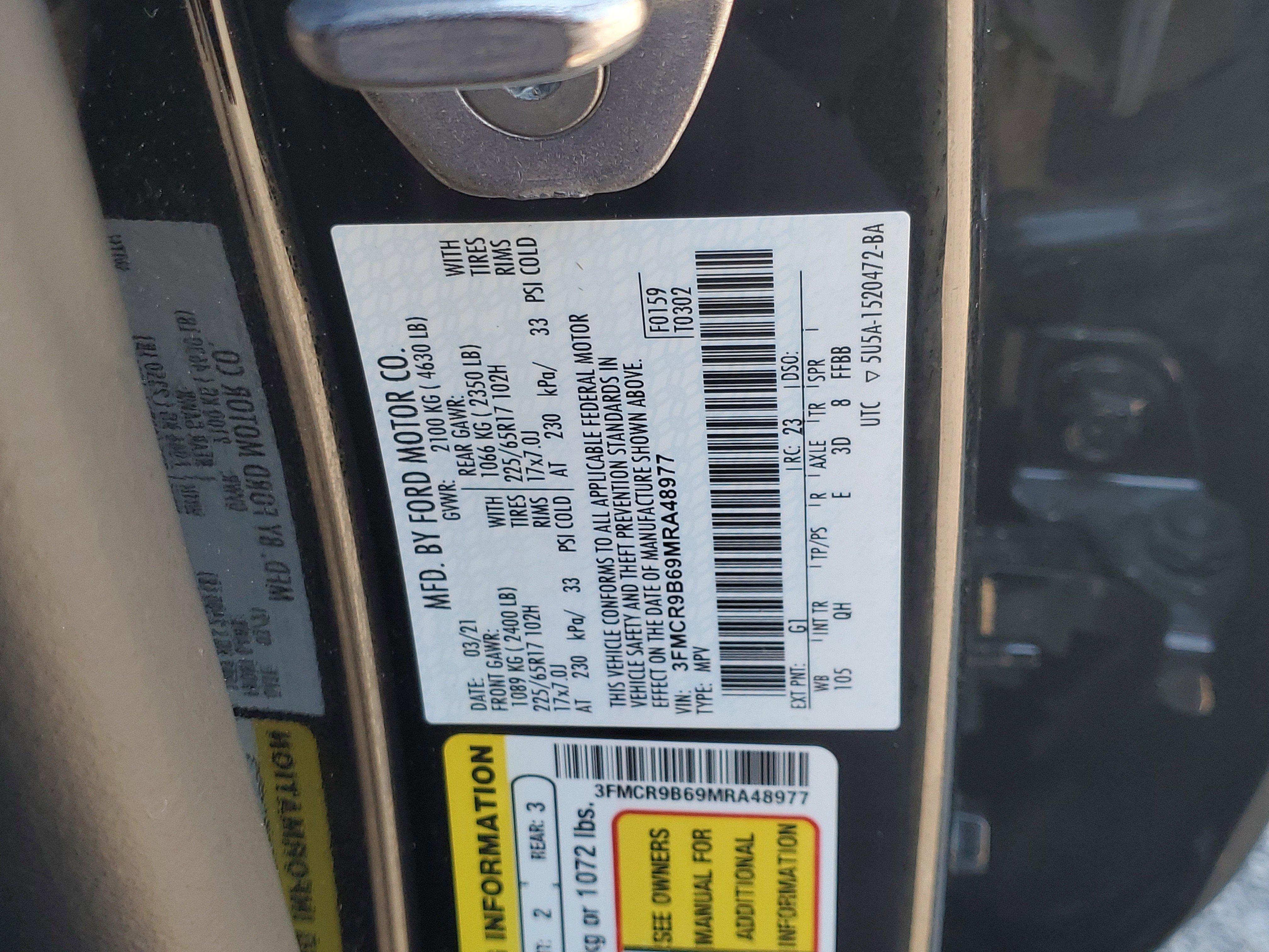 Used 2021 Ford Bronco Sport Big Bend AWD/4WD image 32