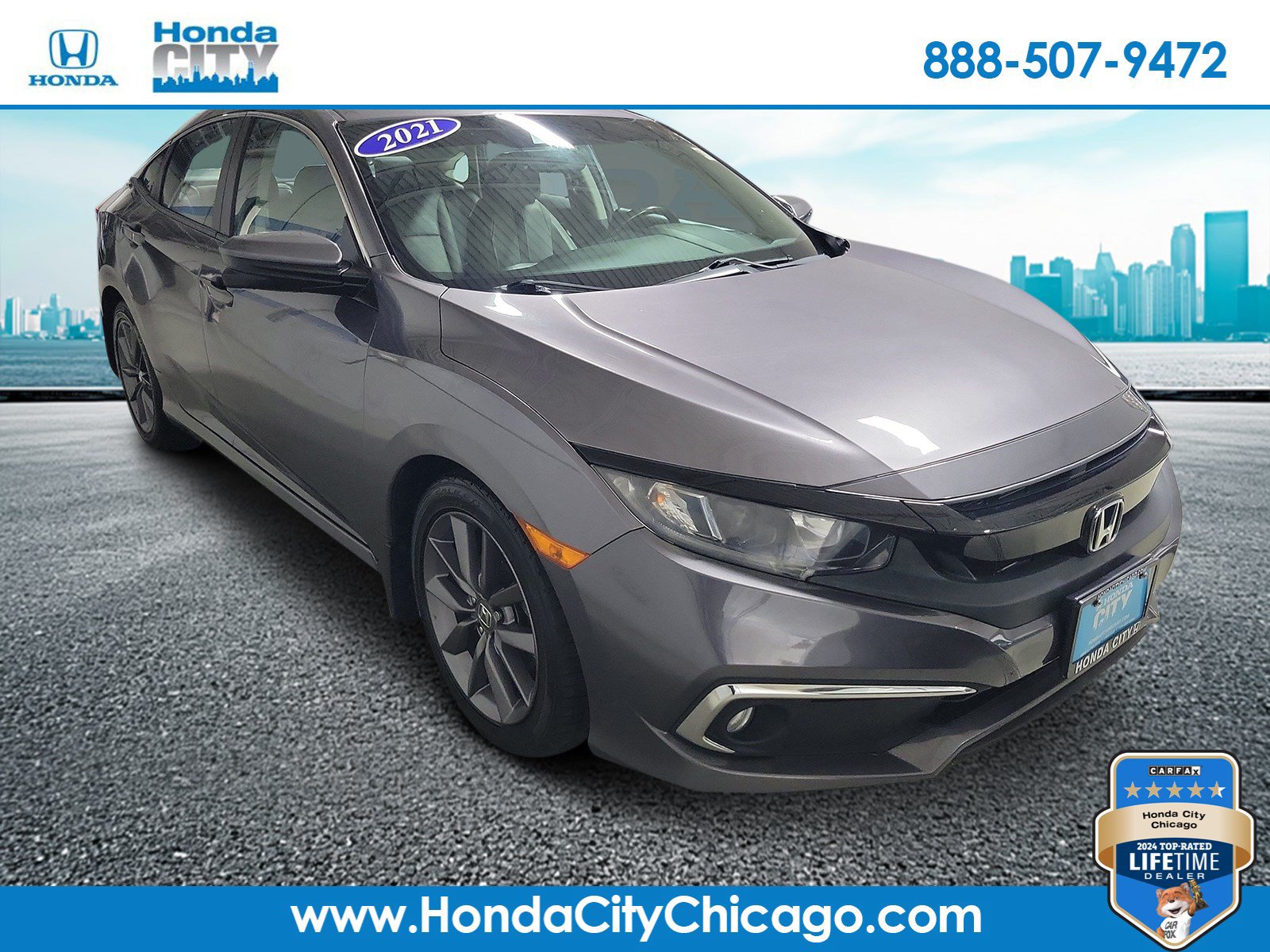 Used 2020 Honda Civic EX-L image 1