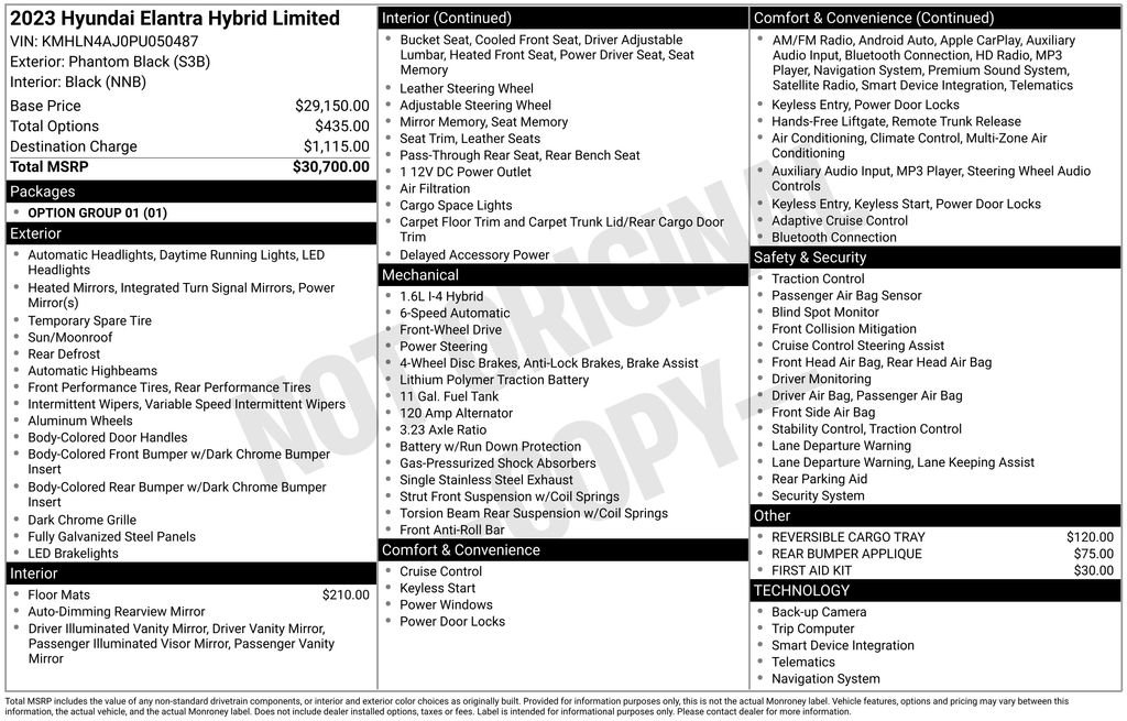 Used 2023 Hyundai Elantra Limited image 34