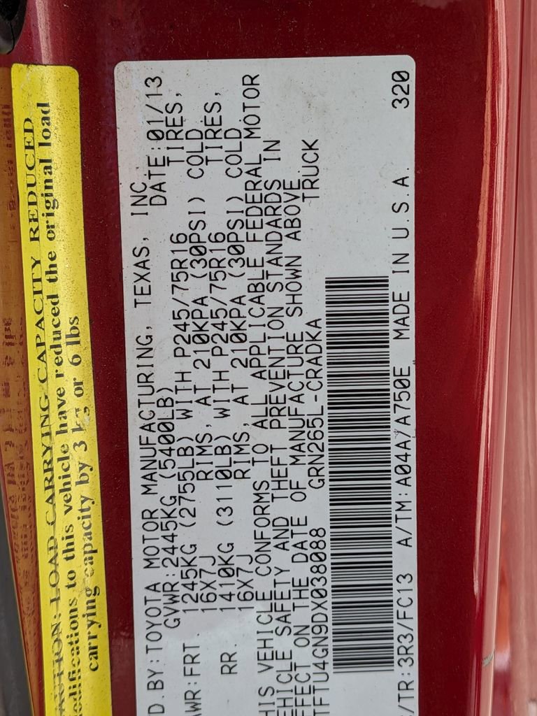 Used 2013 Toyota Tacoma PreRunner w/ SR5 Pkg RWD image 29