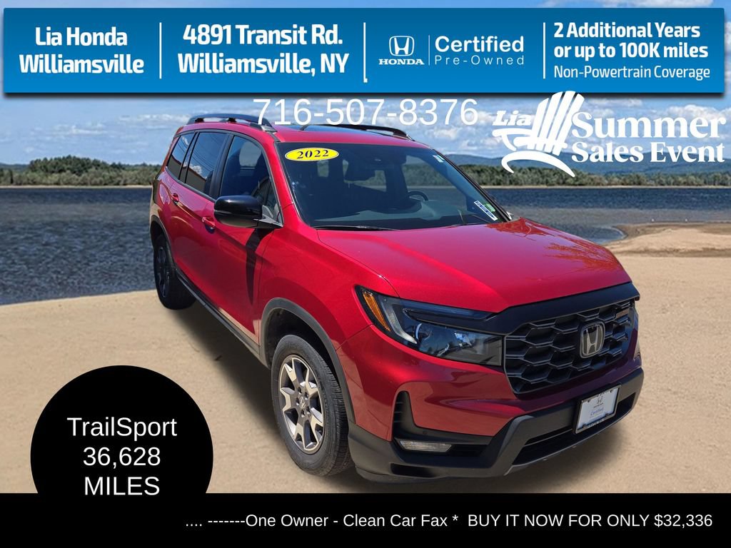 Certified 2022 Honda Passport TrailSport image 1