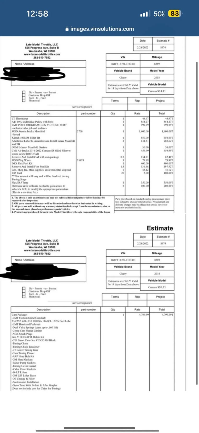 Used 2018 Chevrolet Camaro SS image 67