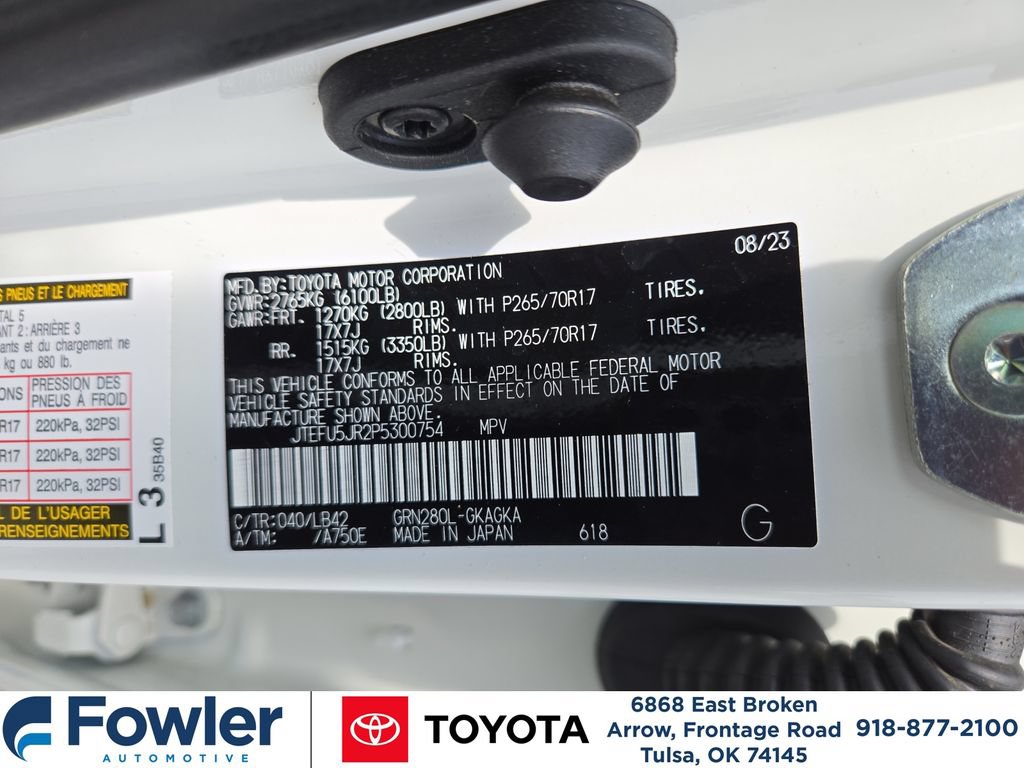 Certified 2023 Toyota 4Runner SR5 Premium w/ Moonroof Package RWD image 24
