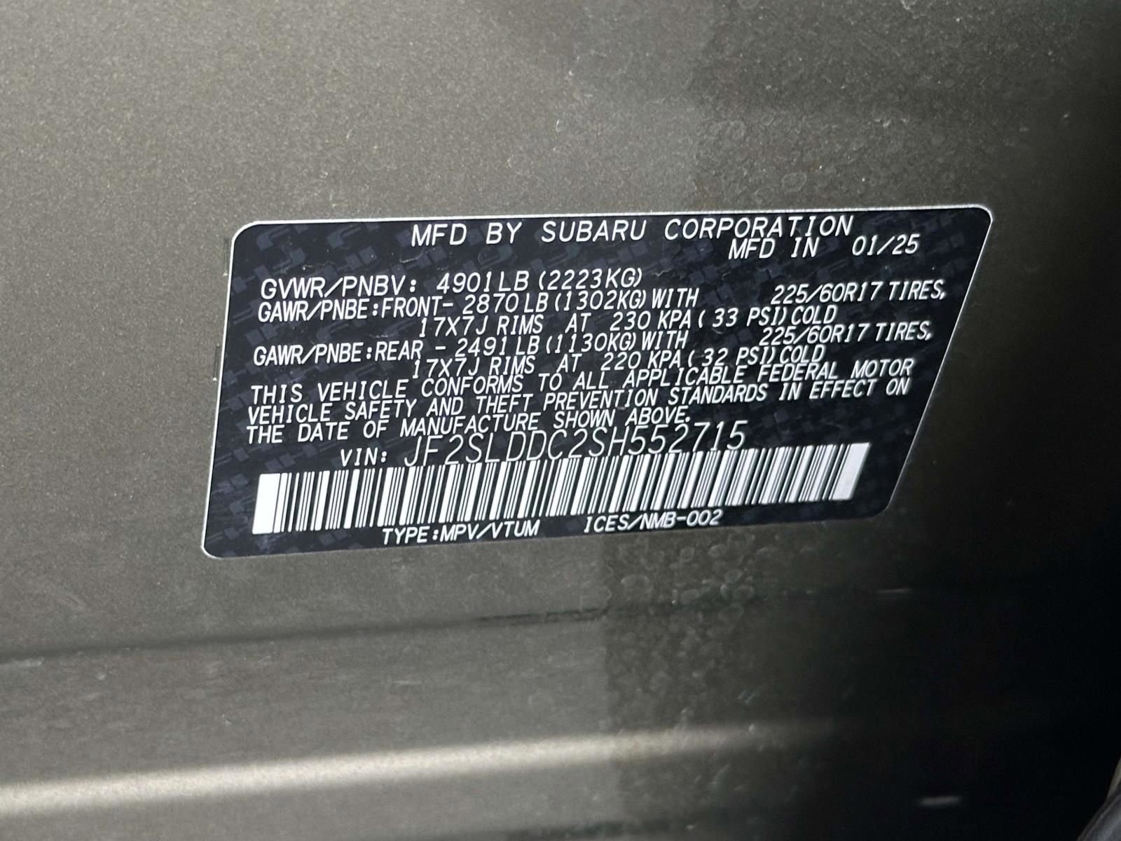 Certified 2025 Subaru Forester Premium AWD/4WD image 27