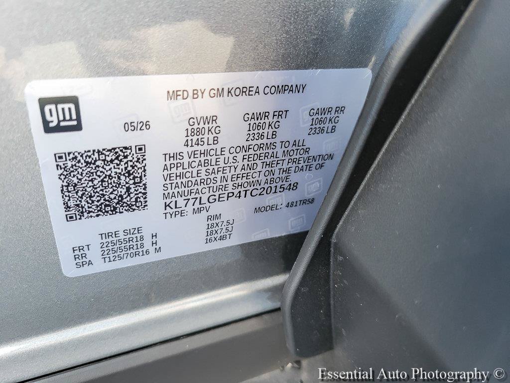 Used 2026 Chevrolet Trax RS w/ Sunroof Package FWD image 30