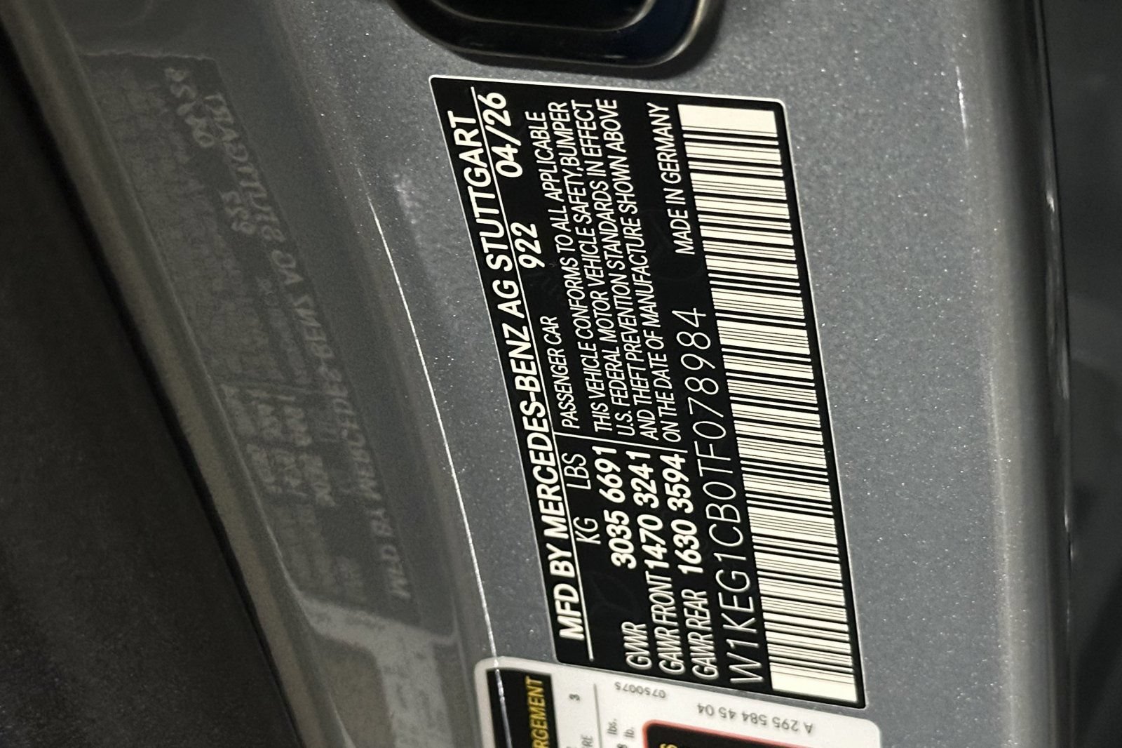 New 2026 Mercedes-Benz EQE 320 4MATIC Sedan image 27