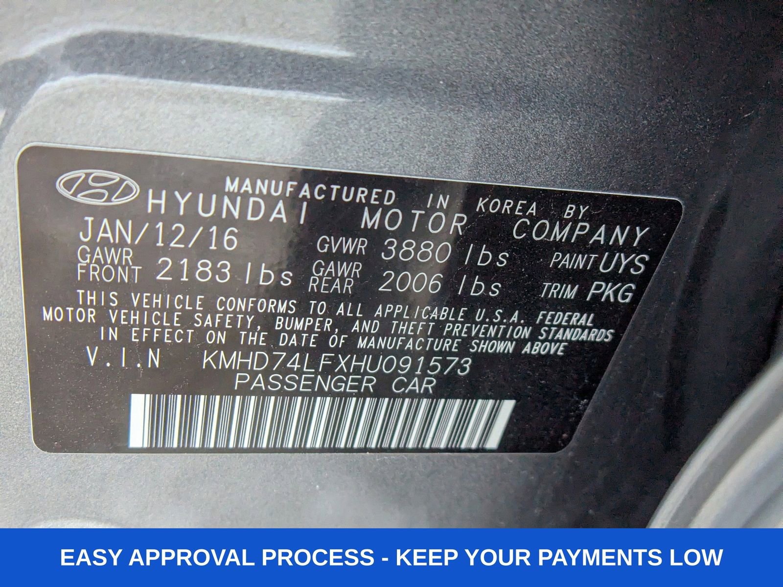 Used 2017 Hyundai Elantra SE FWD image 23