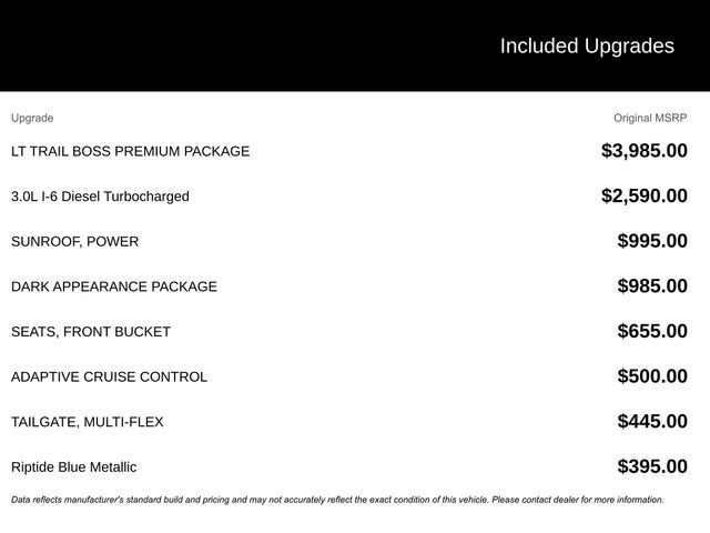 New 2026 Chevrolet Silverado 1500 LT Trail Boss w/ LT Trail Boss Premium Package image 10
