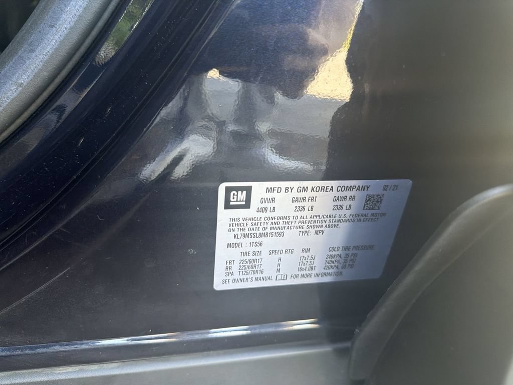 Used 2021 Chevrolet TrailBlazer ACTIV w/ Sun and Liftgate Package AWD/4WD image 34