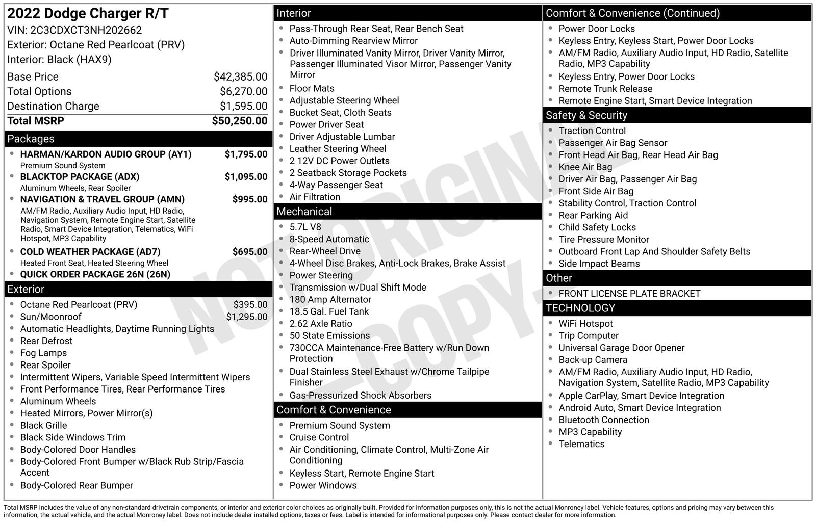 Used 2022 Dodge Charger R/T w/ Harman/Kardon Audio Group image 35