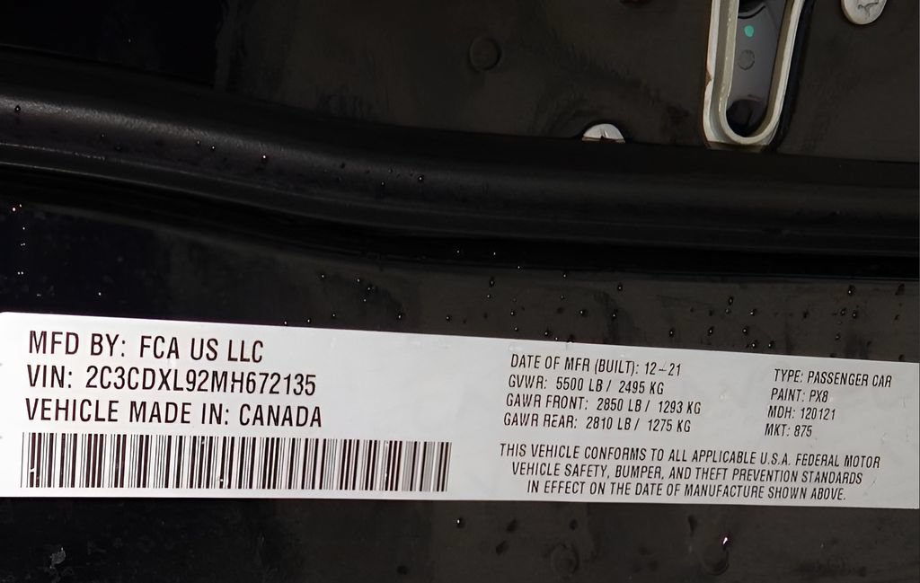 Used 2021 Dodge Charger SRT Hellcat w/ Harman/Kardon Audio Group RWD image 13