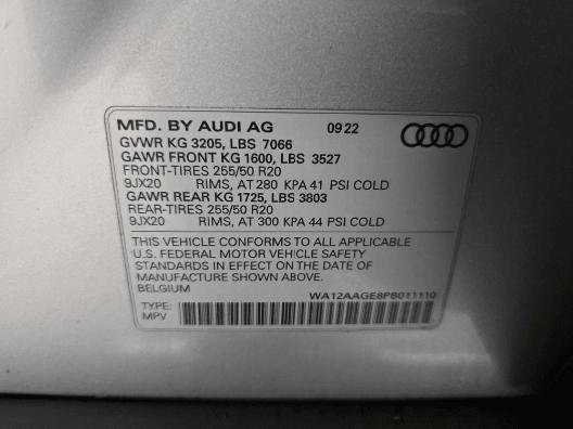 Used 2023 Audi e-tron Premium Plus w/ Premium Plus Package image 12