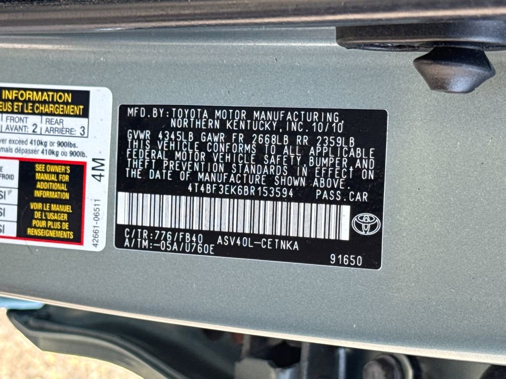 Used 2011 Toyota Camry LE w/ LE Extra-Value Pkg FWD image 43