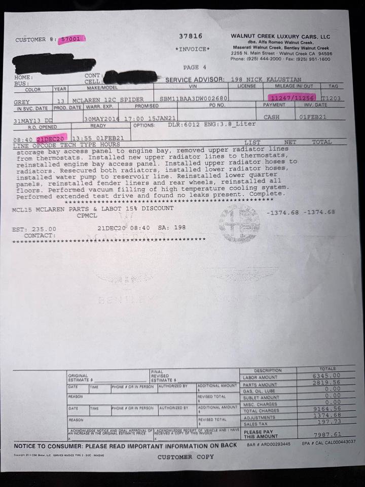 Used 2013 McLaren MP4-12C Spider image 69