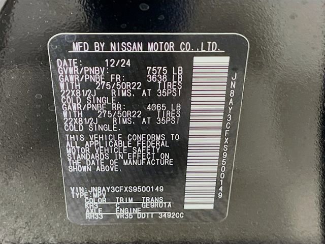 New 2025 Nissan Armada Platinum Reserve image 22