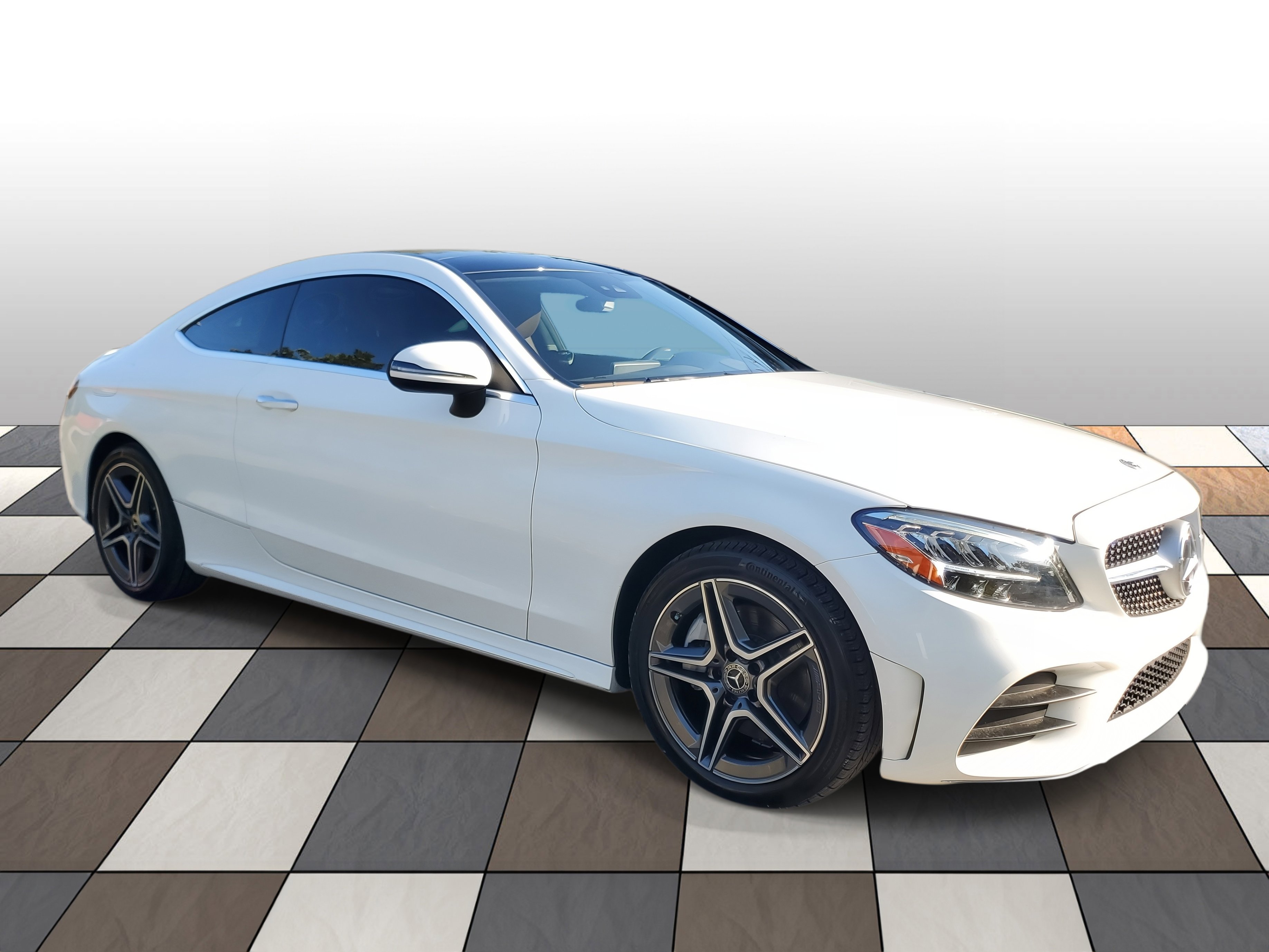 Used 2021 Mercedes-Benz C 300 4MATIC Coupe w/ AMG Line image 3