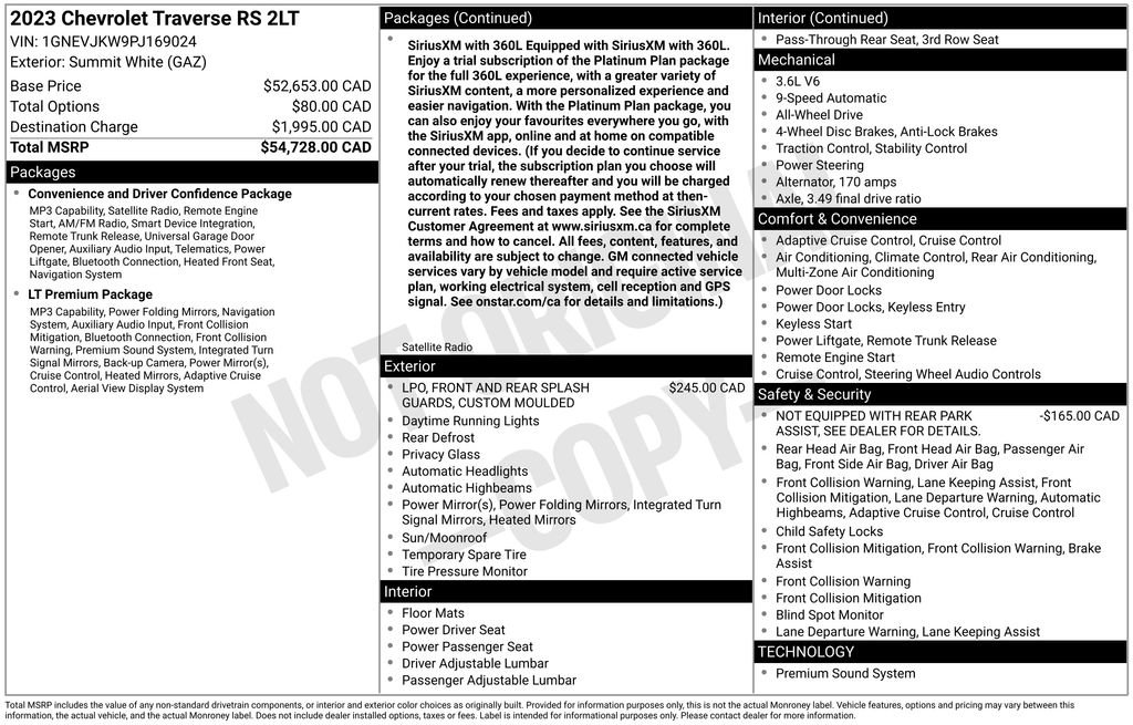 Used 2023 Chevrolet Traverse RS AWD/4WD image 34