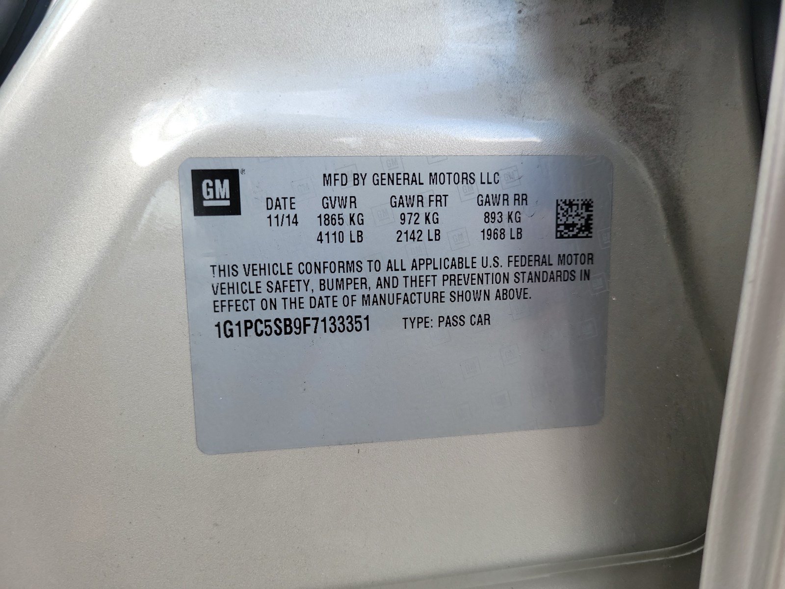 Used 2015 Chevrolet Cruze LT w/ Enhanced Safety Package FWD image 31