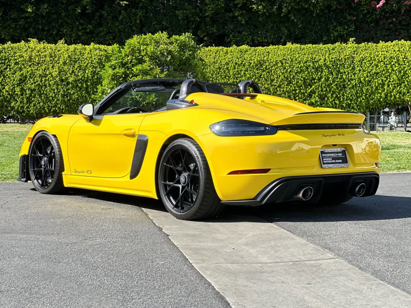 Certified 2025 Porsche 718 Boxster Spyder RS w/ Weissach Package image 3