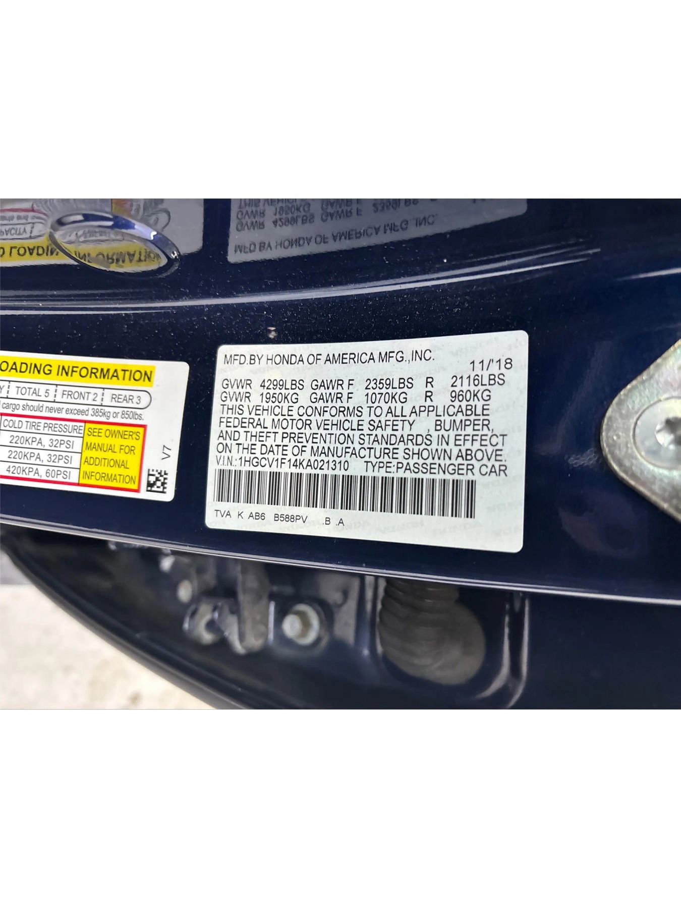 Used 2019 Honda Accord LX image 29