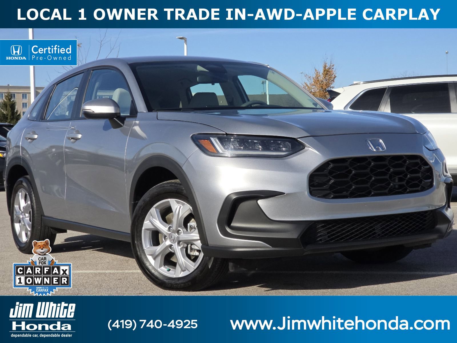 Certified 2023 Honda HR-V LX