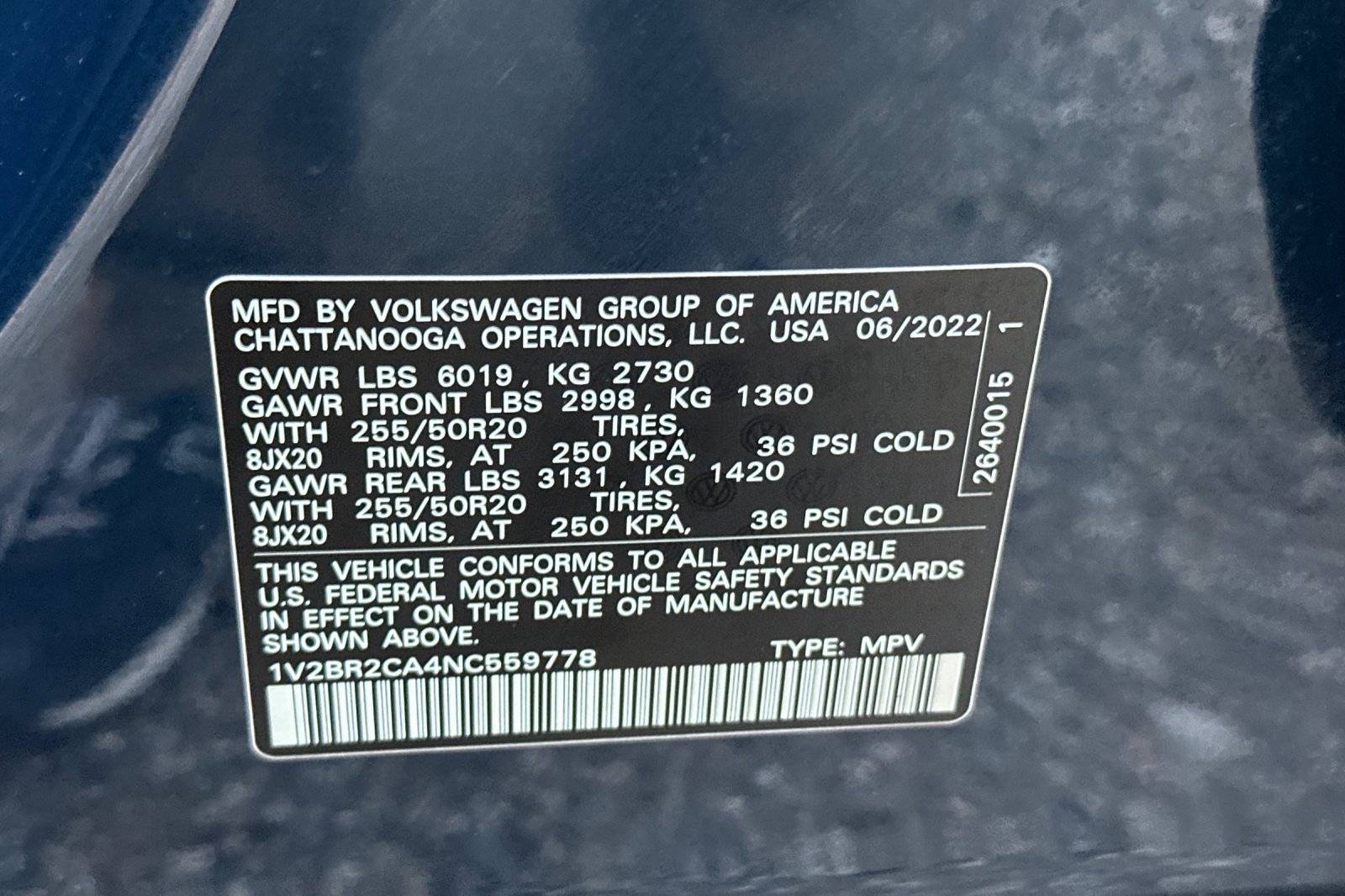 Used 2022 Volkswagen Atlas SEL image 30