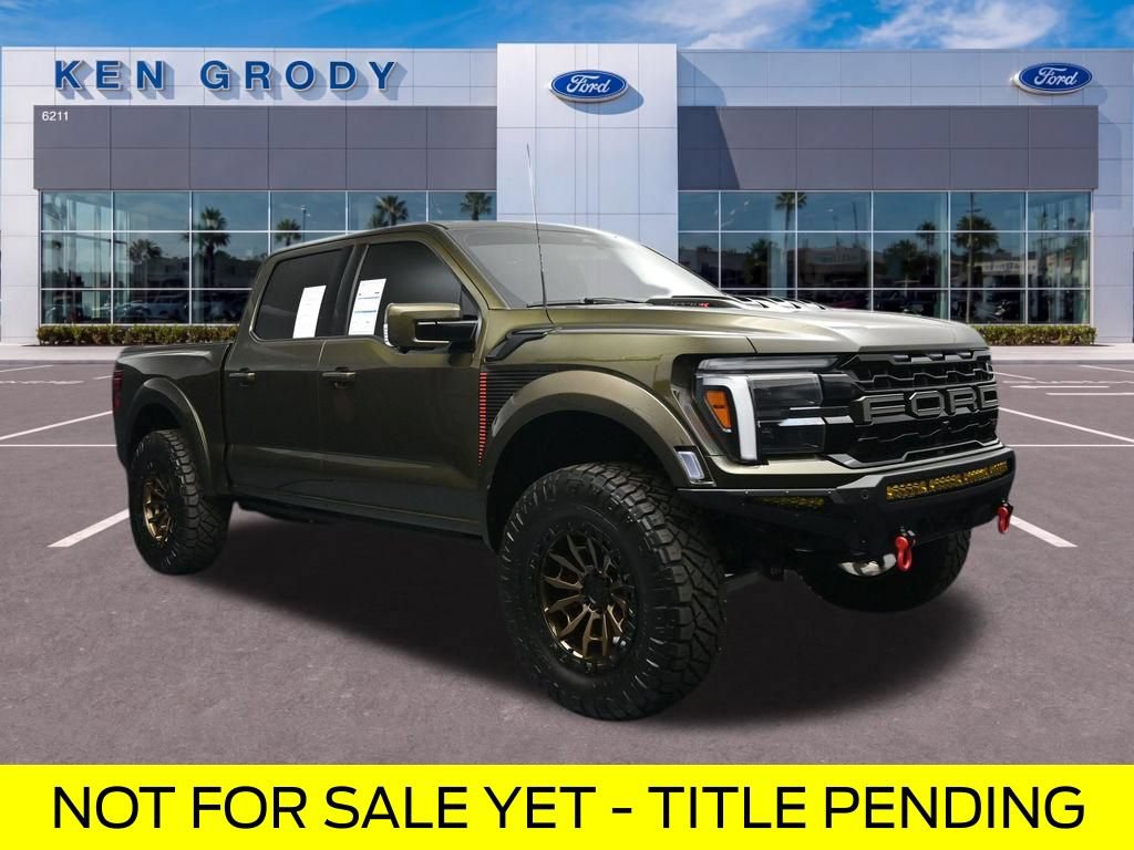 Certified 2025 Ford F150 Raptor w/ Equipment Group 803A Raptor R AWD/4WD 360° Tour