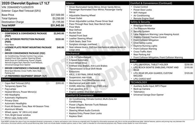 Used 2020 Chevrolet Equinox LT image 5