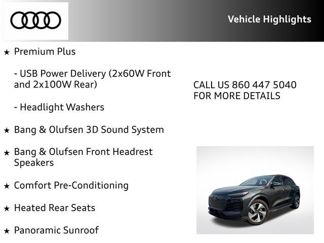 Certified 2025 Audi Q6 e-tron Premium Plus AWD/4WD image 35