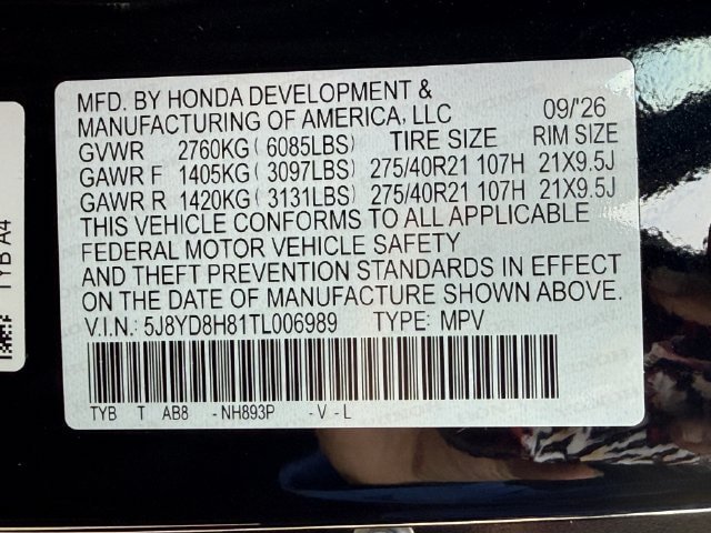 New 2026 Acura MDX Type S w/ Advance Package AWD/4WD image 33