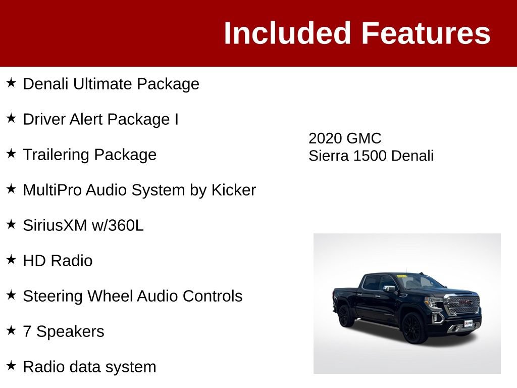 Used 2020 GMC Sierra 1500 Denali w/ Denali Ultimate Package AWD/4WD image 4