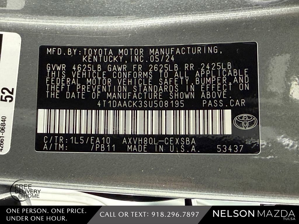 Used 2025 Toyota Camry SE w/ Convenience Package FWD image 53
