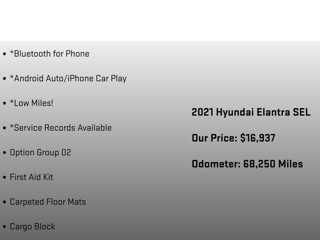 Used 2021 Hyundai Elantra SEL w/ Convenience Package FWD image 12