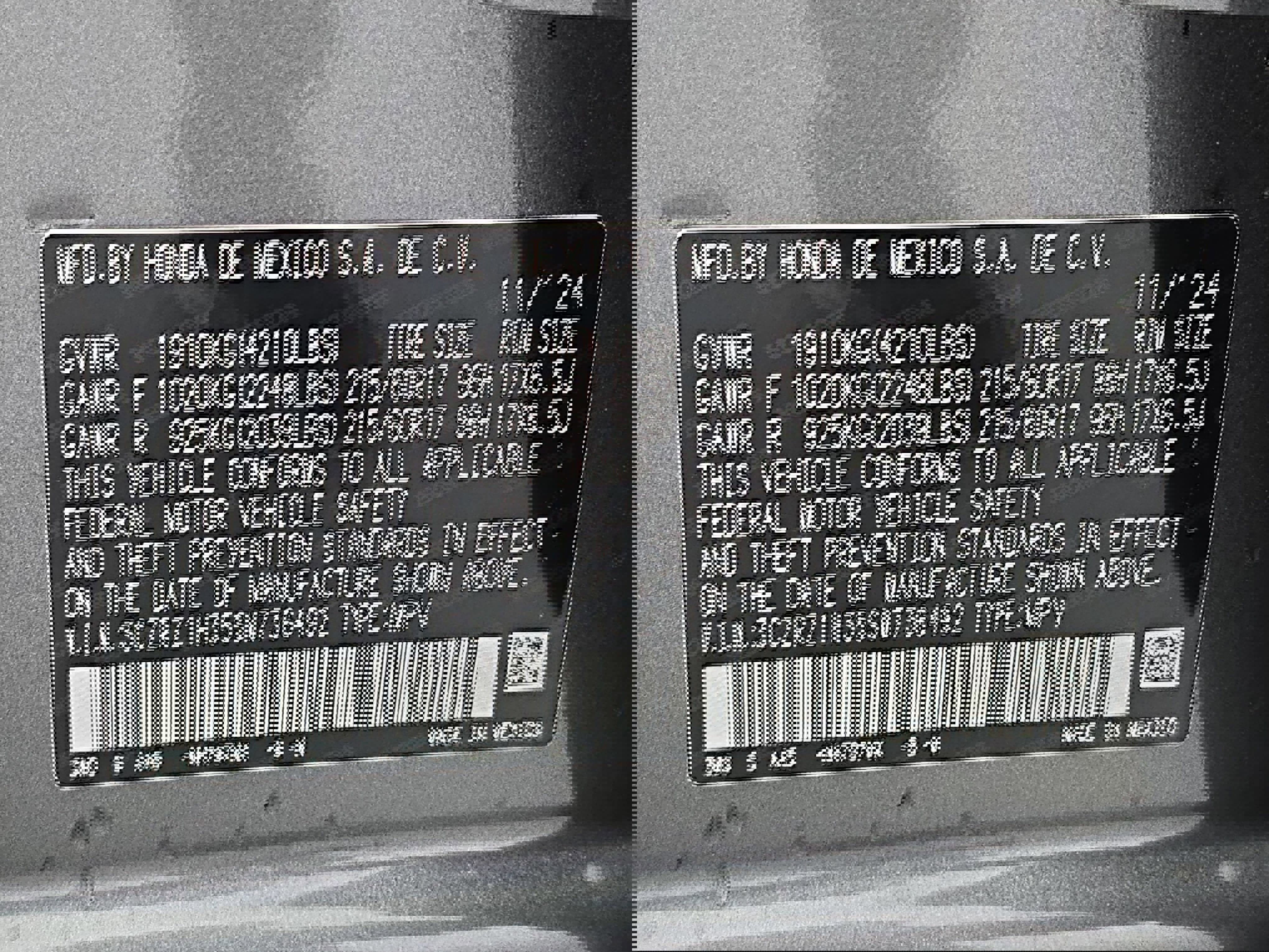 Certified 2025 Honda HR-V LX image 34