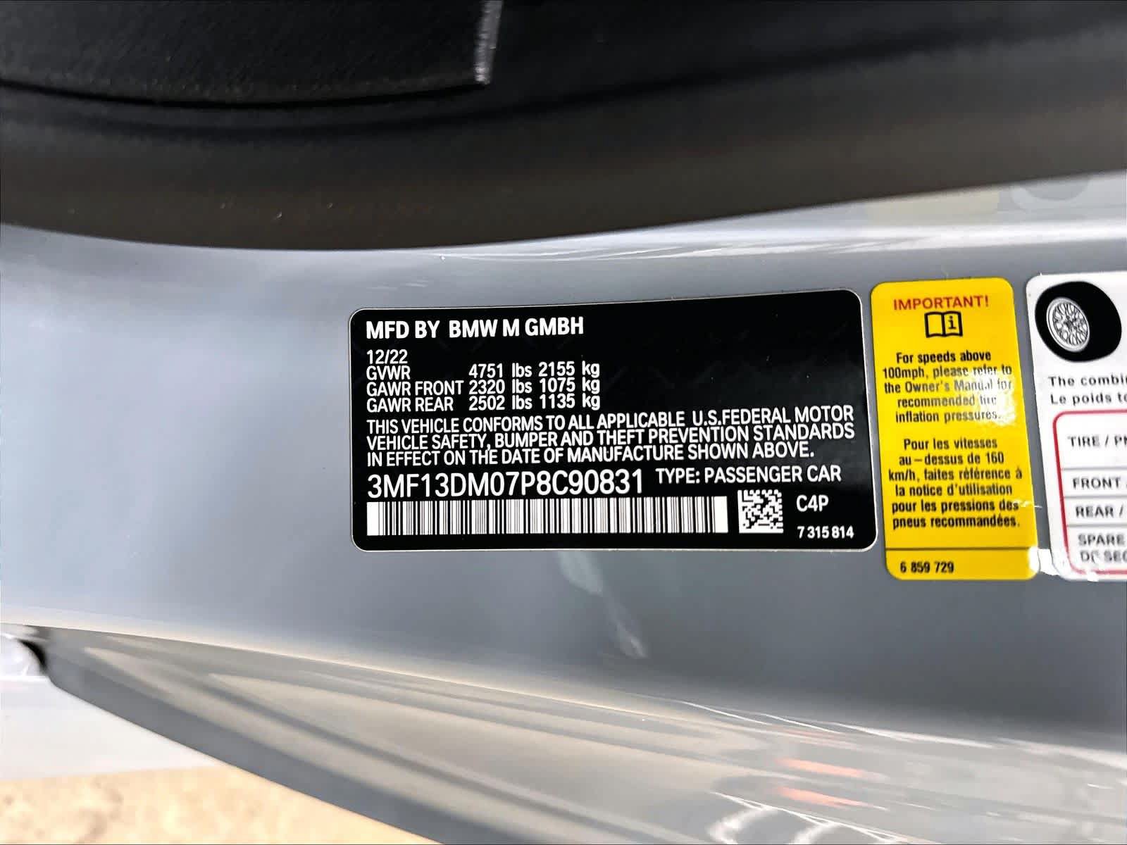 Used 2023 BMW M2 w/ Lighting Package RWD image 34