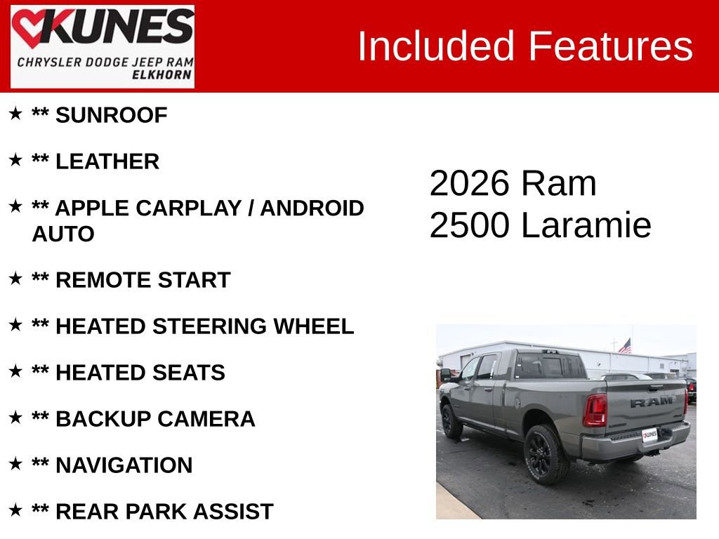 New 2026 RAM 2500 Laramie image 2