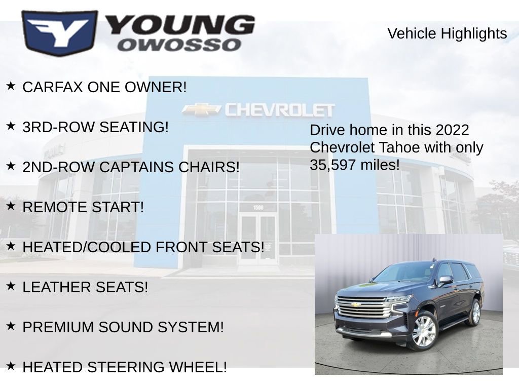 Used 2022 Chevrolet Tahoe High Country image 7