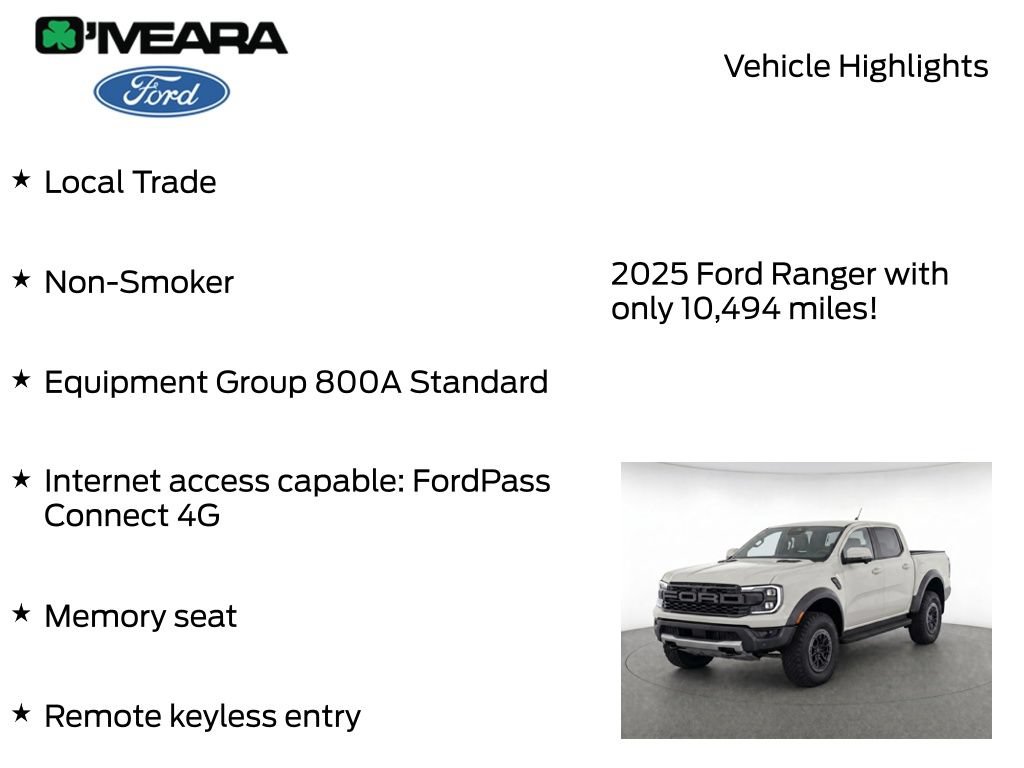 Used 2025 Ford Ranger Raptor AWD/4WD image 8