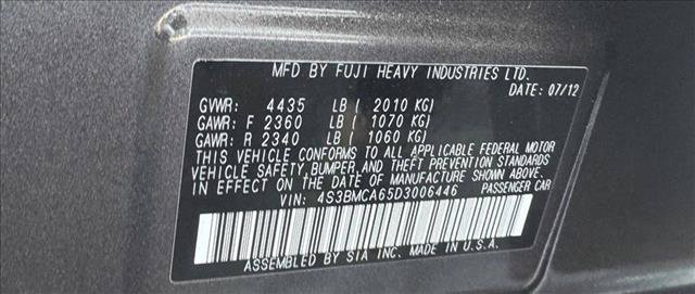 Used 2013 Subaru Legacy 2.5i AWD/4WD image 21
