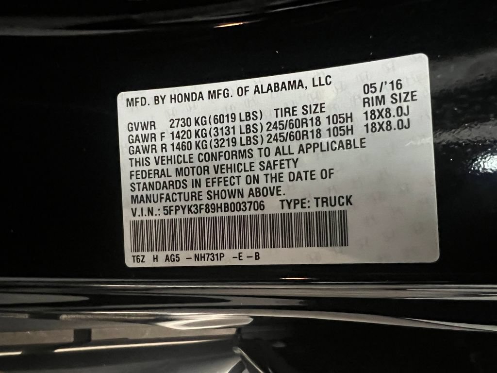 Used 2017 Honda Ridgeline Black Edition image 33