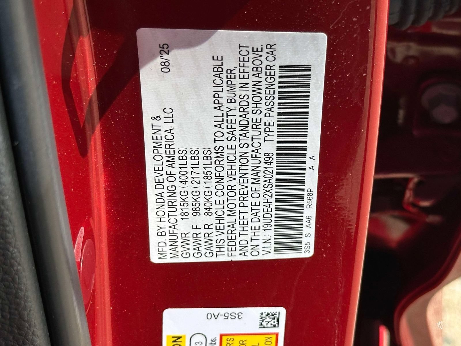 Certified 2025 Acura Integra FWD image 25