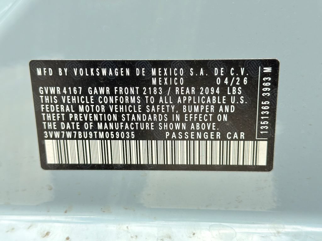 New 2026 Volkswagen Jetta SE FWD image 31