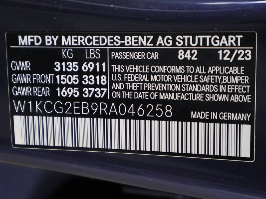 Used 2024 Mercedes-Benz EQS 450+ 4MATIC Sedan w/ AMG Line Exterior Package image 55
