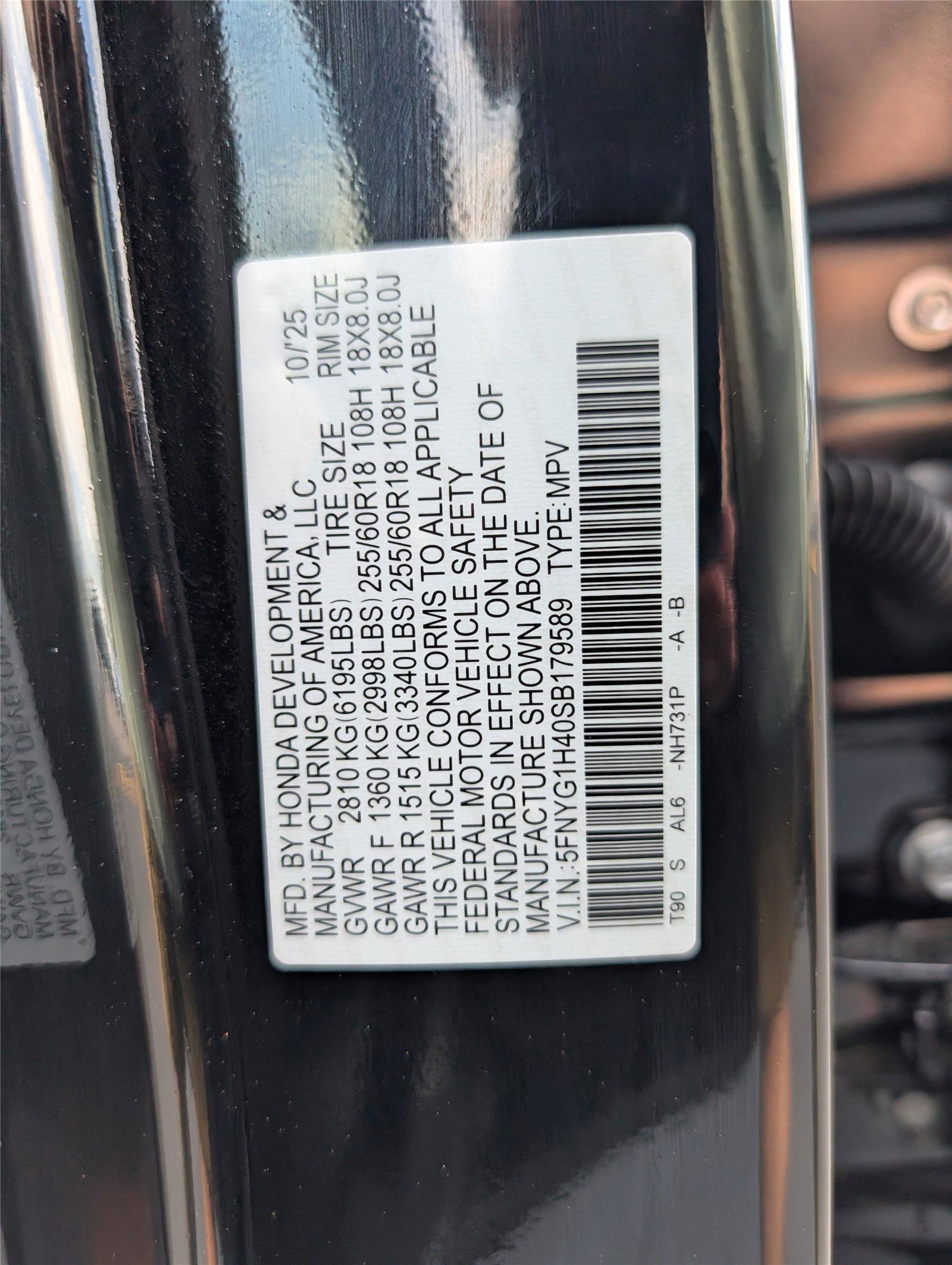 Used 2025 Honda Pilot EX-L image 11