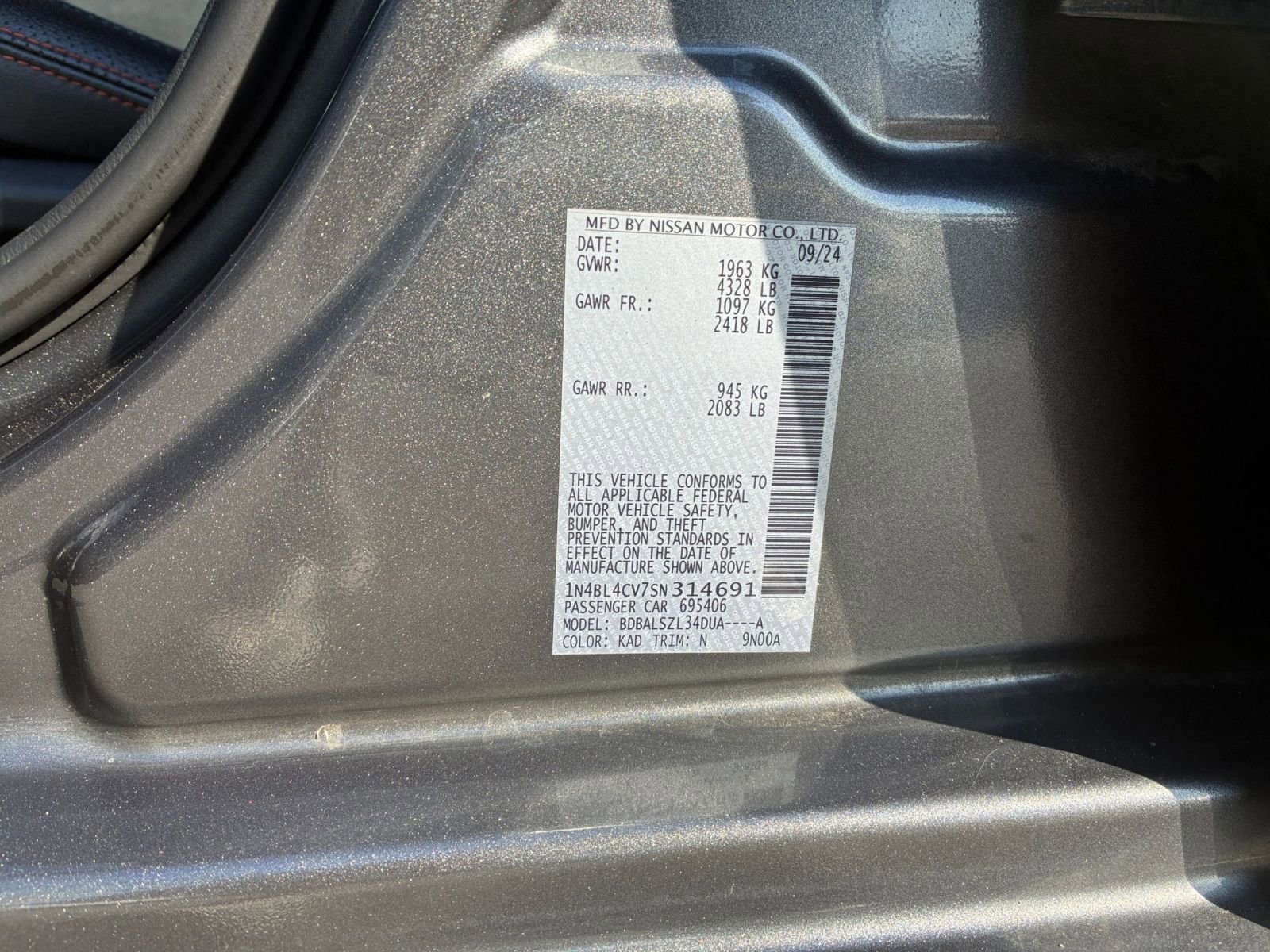 Used 2025 Nissan Altima 2.5 SR FWD image 23