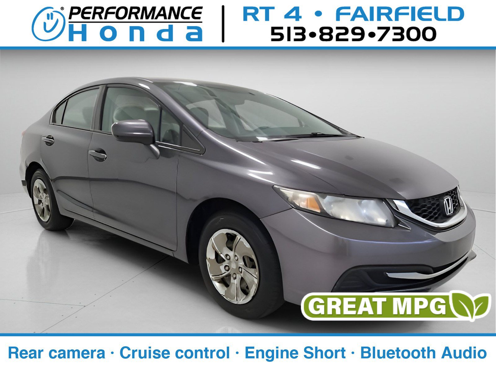 Used 2015 Honda Civic LX image 1