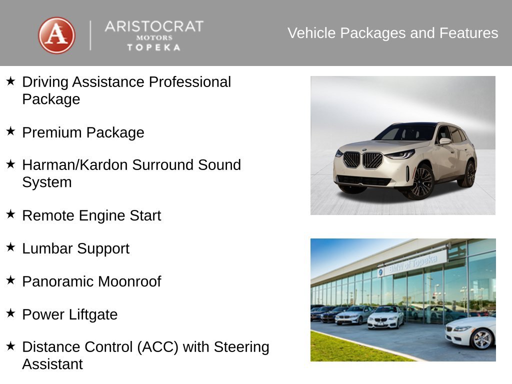 New 2026 BMW X3 xDrive30i w/ Premium Package AWD/4WD image 4