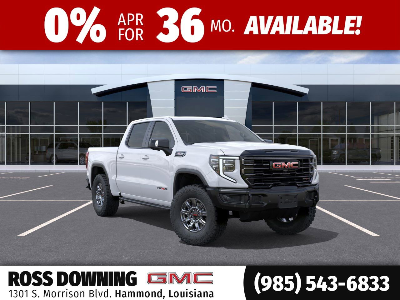 New 2026 GMC Sierra 1500 AT4X