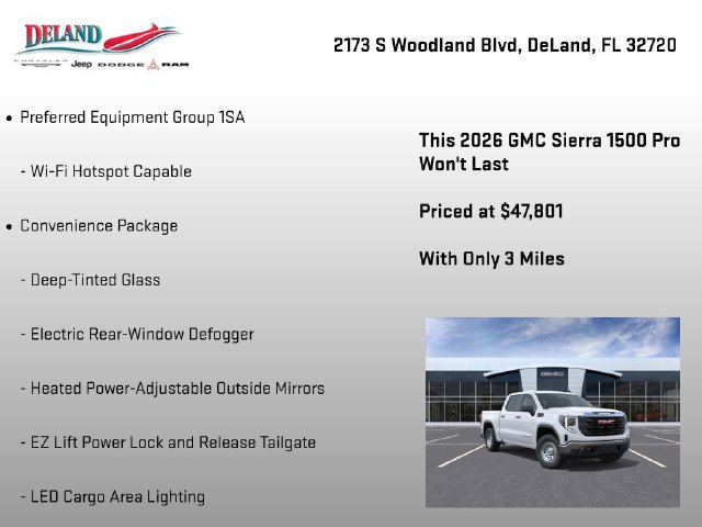 New 2026 GMC Sierra 1500 Pro w/ Pro Value Package AWD/4WD image 22