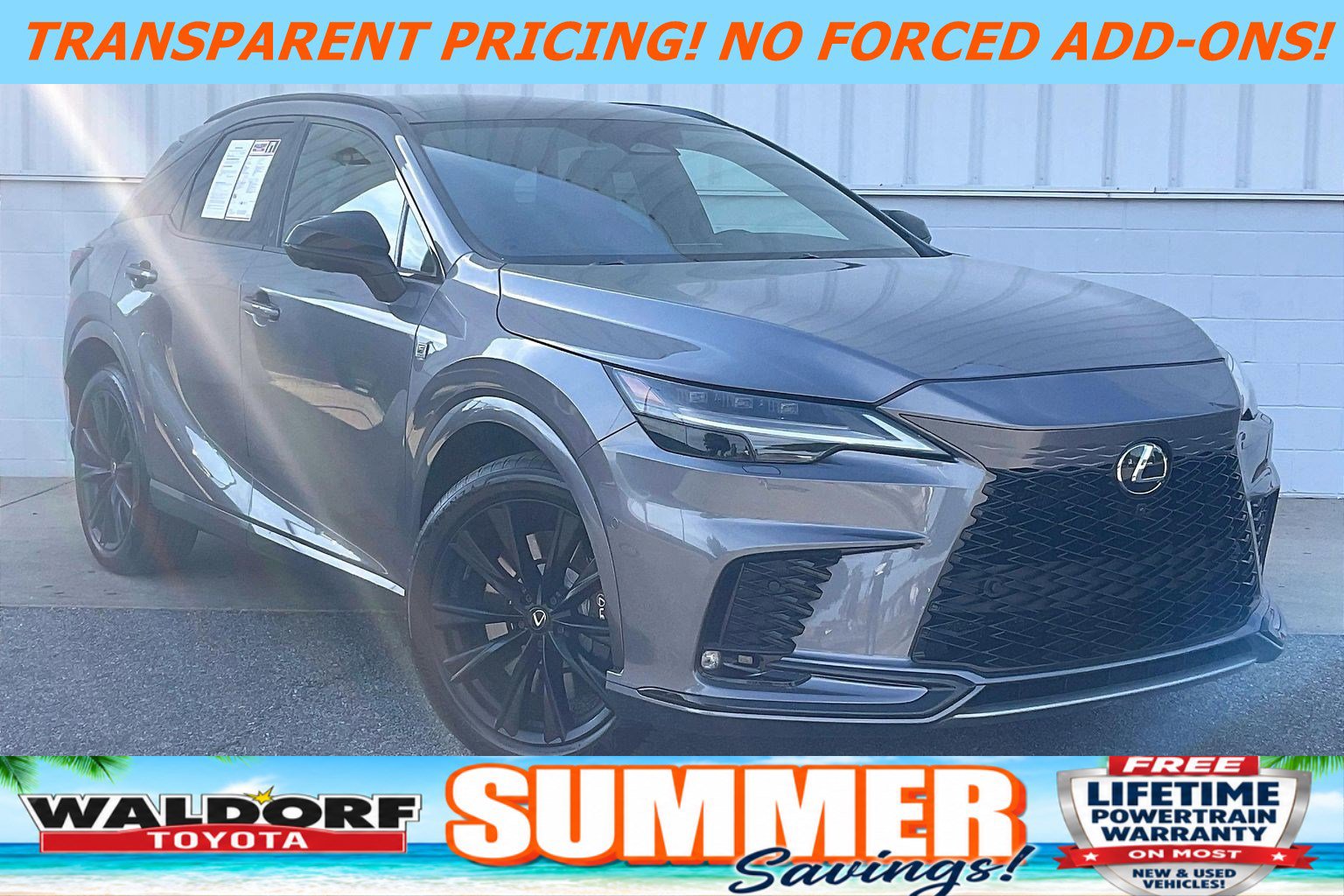 Used 2023 Lexus RX 500h F Sport w/ Accessory Package (Z1)